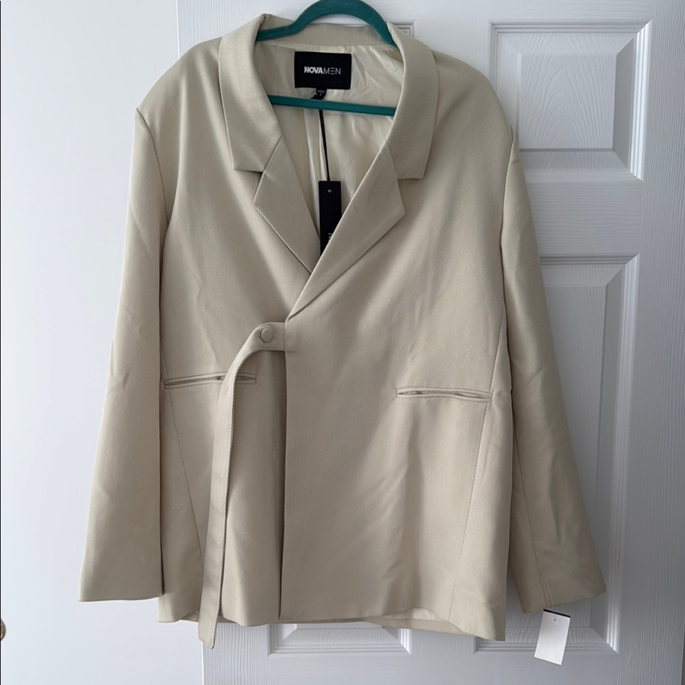 Nova Men Cream Blazer Size L
